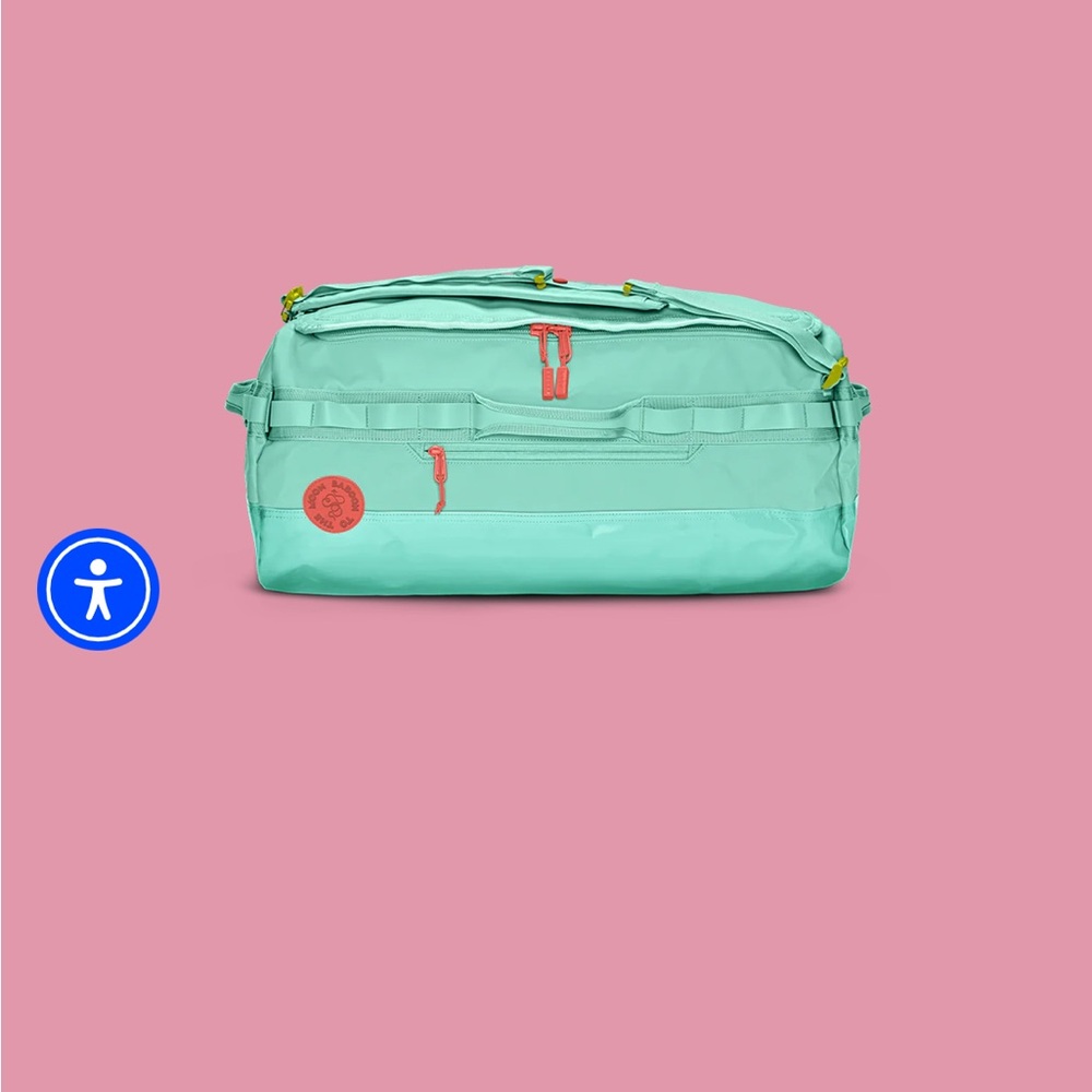 Mint Green Baboon to The Moon Go Bag (60L)